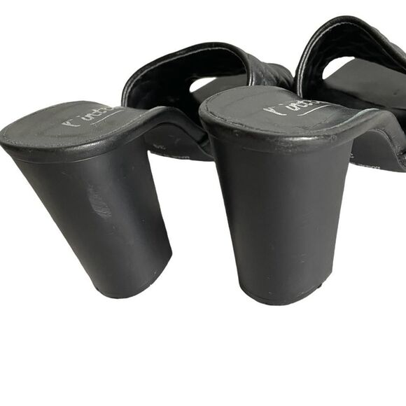 L’intervalle Leather Mule Shoes Sandals Heels Shoes Black 39 - Picture 8 of 10